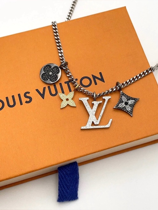 Louis Vuitton Jewelry - Louis Vuitton Unisex Instincts Silver Necklace